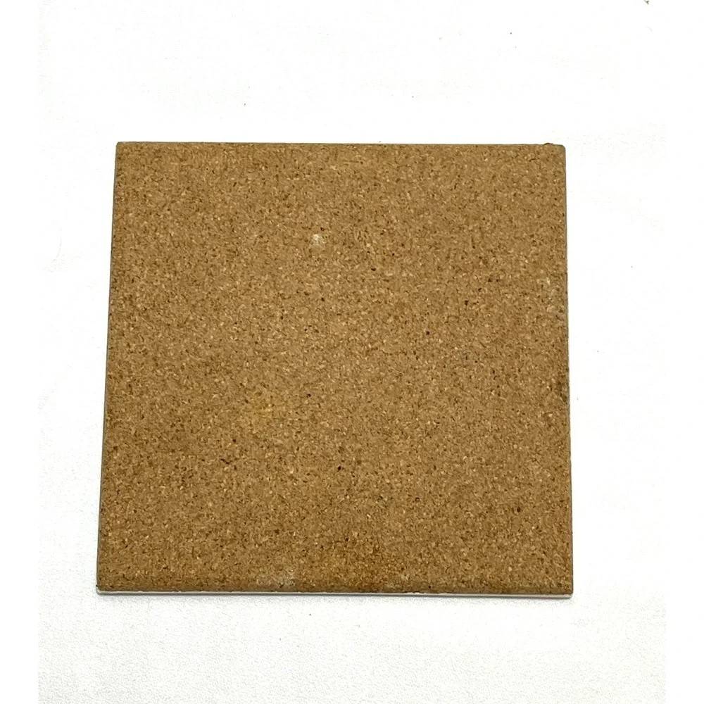 Ceramic Tile Cork Back Trivets Cow Pig Set of 2 Colorful Farmhouse Retro